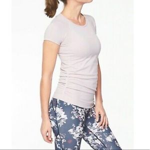 Athleta Speedlight Tee Short Sleeve Light Pink